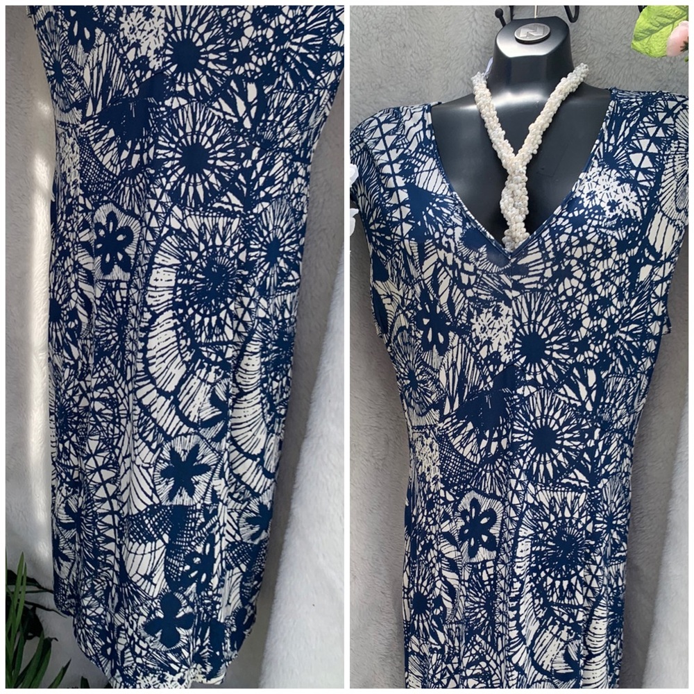 Size 14 TORY BURCH 5 ⭐️ Stylist ✅ list ⭐️ shaping Dress EUC - Picture 11 of 16